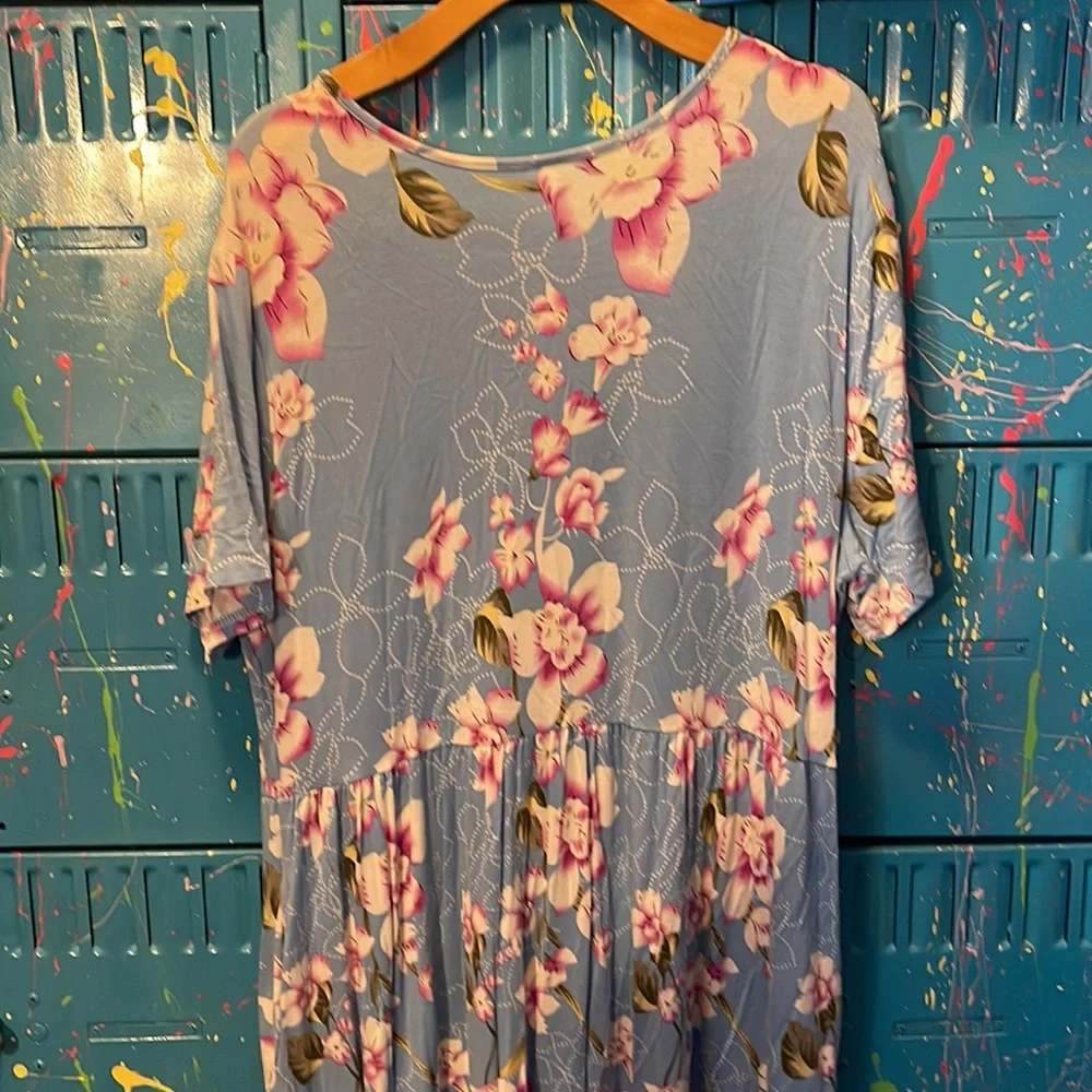 DB MOON floral Dress. 3XL. CL03 - Picture 9 of 10